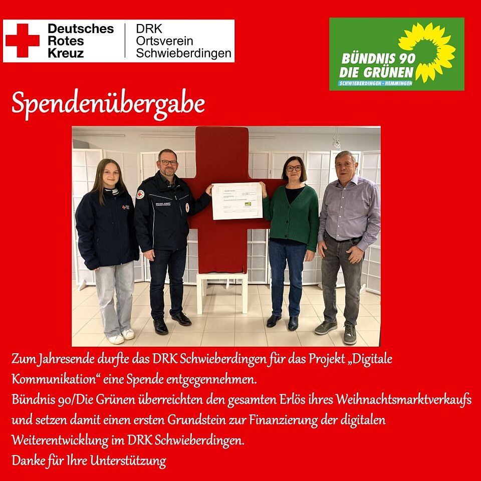 Spendenübergabe